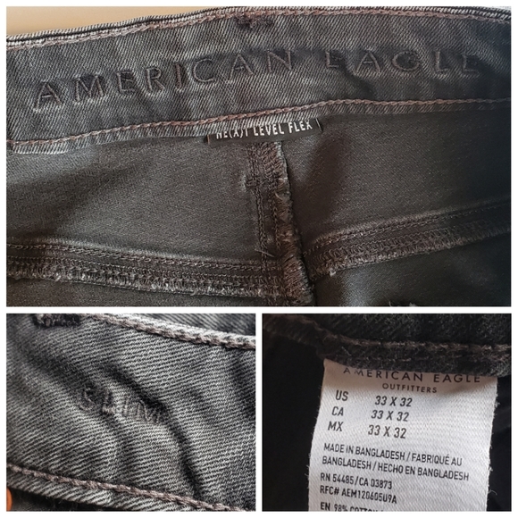 33x32 Slim AE jeans - Picture 3 of 4